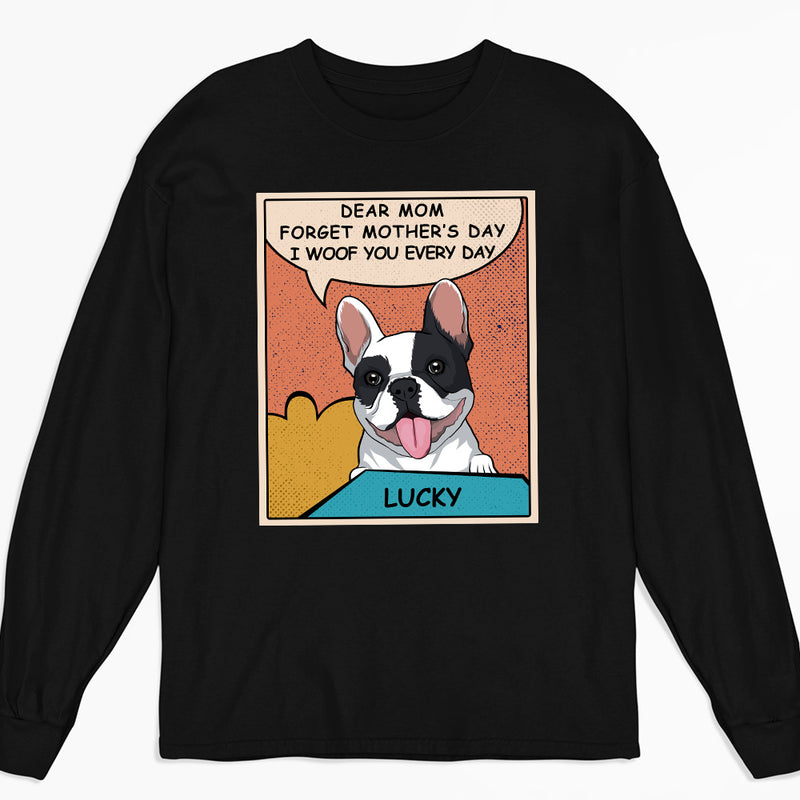 Woof You So Much - Personalized Custom Long Sleeve T-shirt