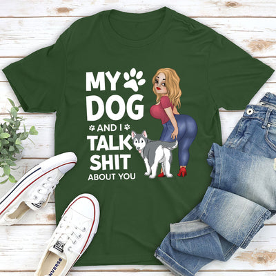 My Dog & I - Personalized Custom Unisex T-shirt