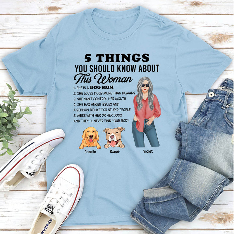 5 Things - Personalized Custom Unisex T-shirt