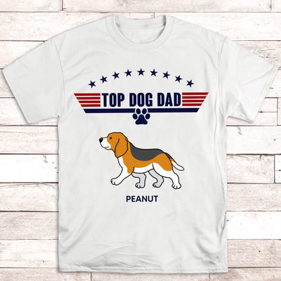 Top Dog Dad - Personalized Custom Unisex T-shirt