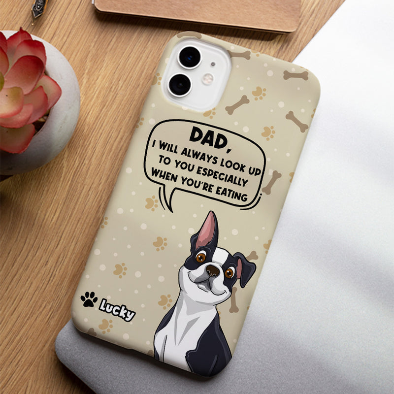 When You Are Eating - Personalized Custom Phone Case