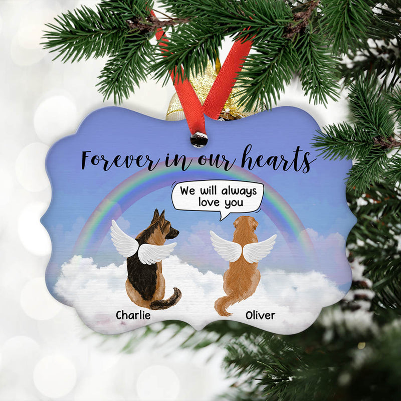 Forever In Our Hearts - Personalized Custom Aluminum Ornament