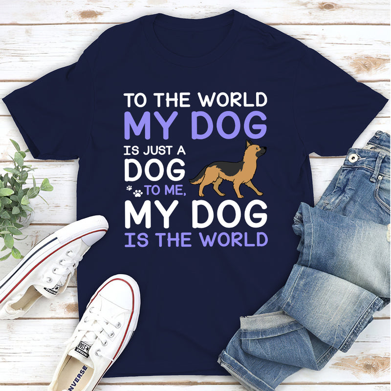 My Dog Is - Personalized Custom Unisex T-shirt