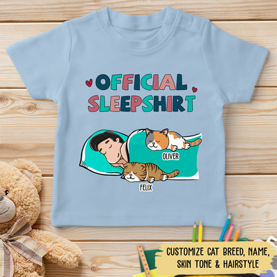 Cat Official Sleepshirt - Personalized Custom Youth T-shirt