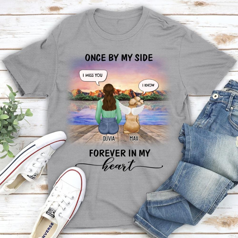 Once By My Side Speech Sunset - Personalized Custom Unisex T-shirt