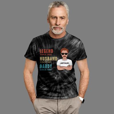 Legend Husband - Personalized Custom All-over-print T-shirt