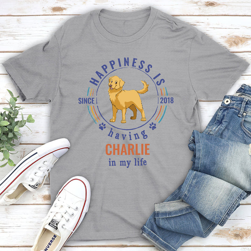 Happiness - Personalized Custom Unisex T-shirt