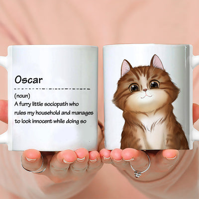 Cat Definition - Personalized Custom Coffee Mug