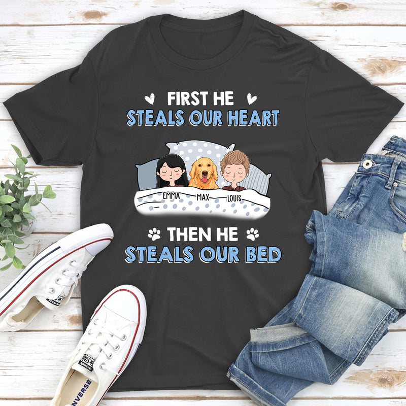 Steal Our Heart - Personalized Custom Unisex T-shirt