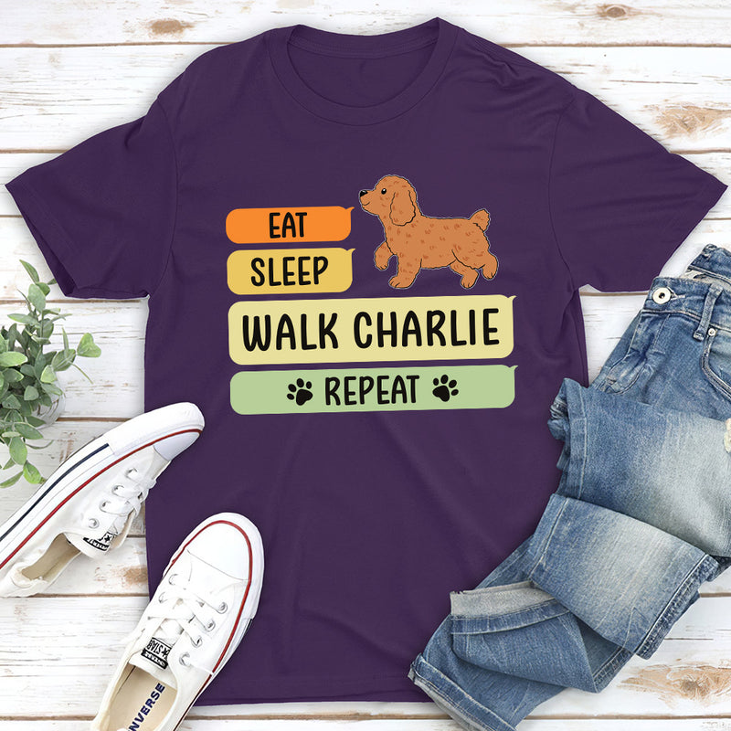 Dog Walker Life - Personalized Custom Unisex T-shirt