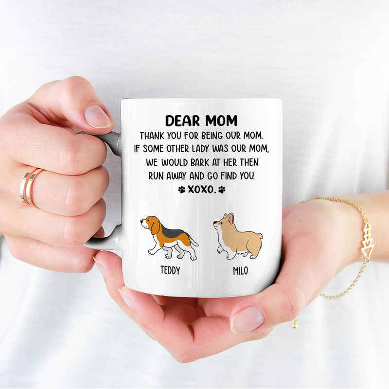 Dear Mom Xoxo - Personalized Custom Coffee Mug