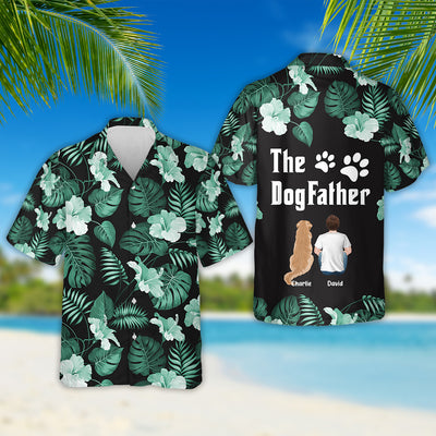 Dog Father - Personalized Custom Hawaiian Shirt