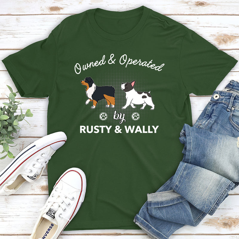 Owned & Operated 2 - Personalized Custom Unisex T-shirt