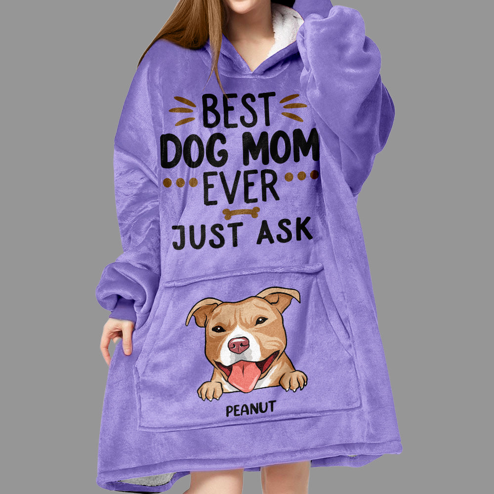 BEST MOM EVER! store Hooded Blanket/Hood Cover