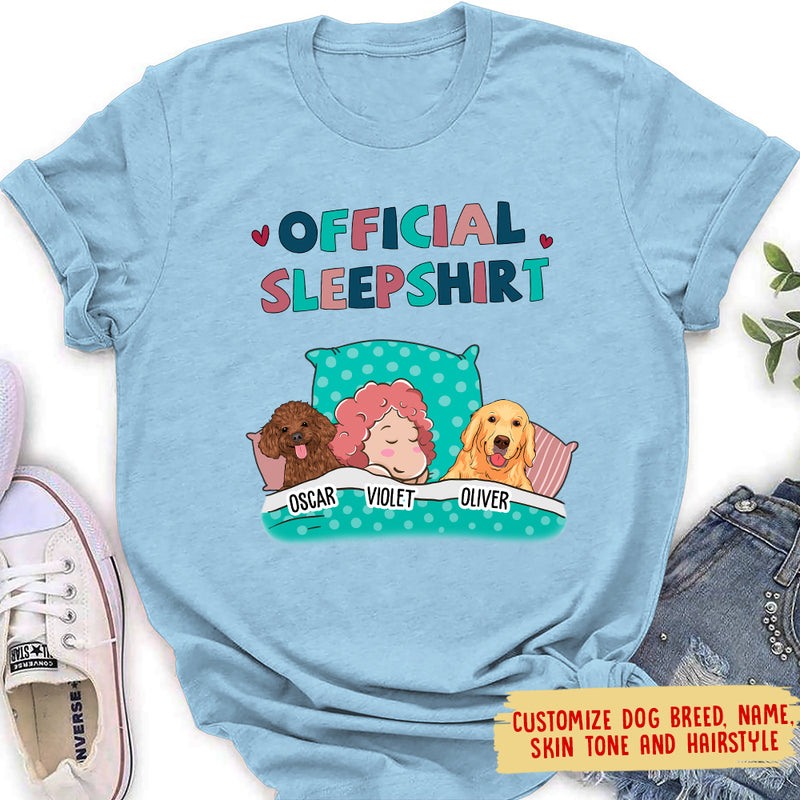 Dog Official Sleepshirt - Personalized Custom Women&
