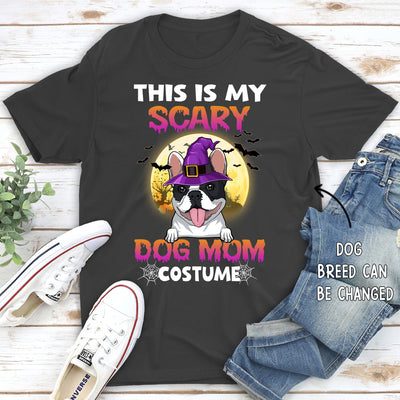 Scary Dog Mom - Personalized Custom Unisex T-shirt