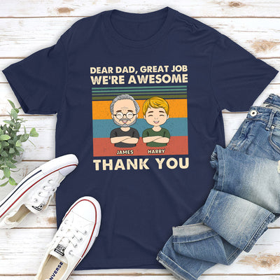 Dear Dad - Personalized Custom Classic T-shirt