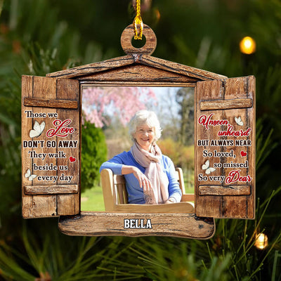 Always Beside Us - Personalized Custom 1-layered Wood Ornament