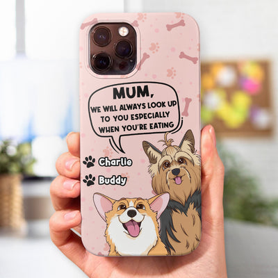 When You Are Eating - Personalized Custom Phone Case