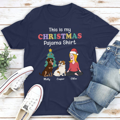 My Christmas Pajama Shirt - Personalized Custom Unisex T-shirt