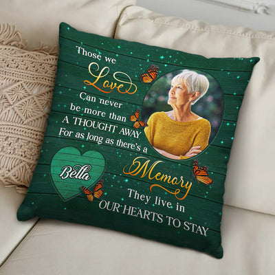 Stay In Our Hearts - Personalized Custom Throw Pillow