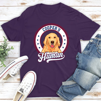 Dog's Human Logo - Personalized Custom Unisex T-shirt