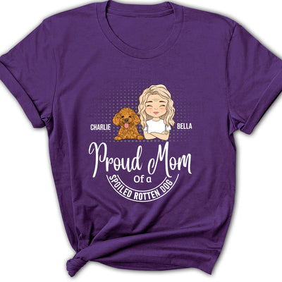 Proud Mom Proud Dad - Personalized Custom Women's T-shirt