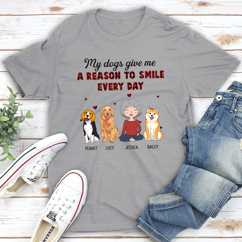 Smile Every Day - Personalized Custom Unisex T-shirt
