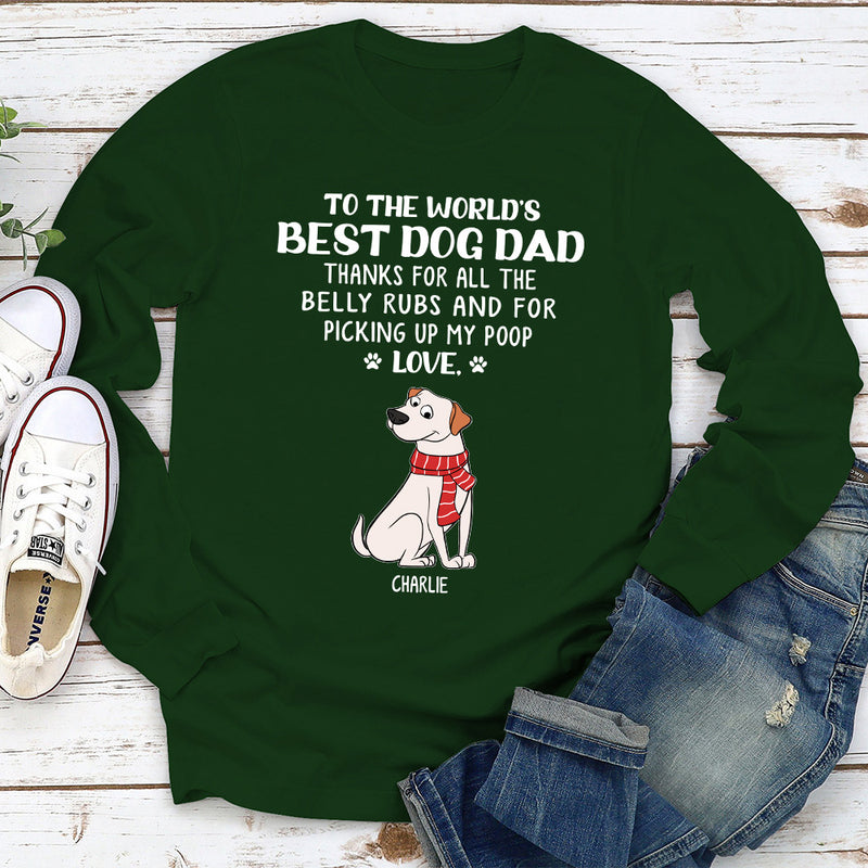 The Belly Rubs - Personalized Custom Long Sleeve T-shirt