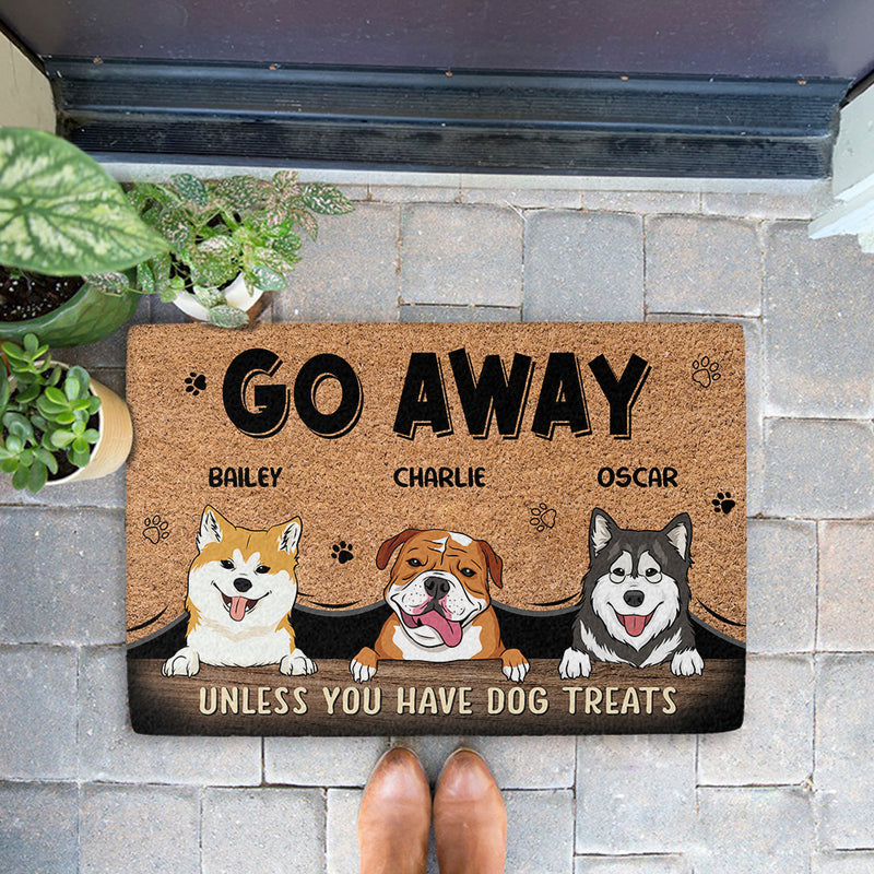 Go Away - Personalized Custom Doormat