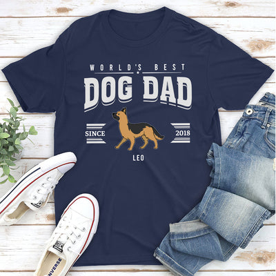 The Best Dad/Mom - Personalized Custom Unisex T-shirt