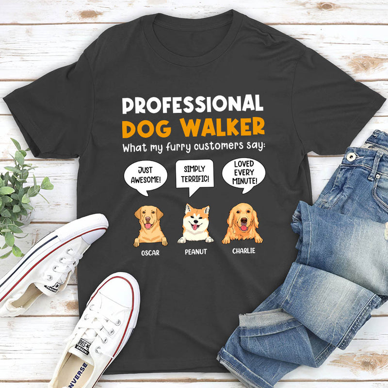 Dog Walker - Personalized Custom Unisex T-shirt