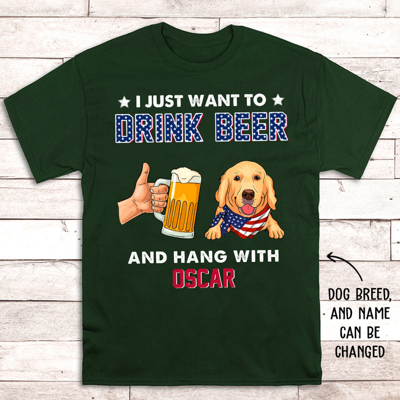 Drink Beer - Personalized Custom Premium T-shirt