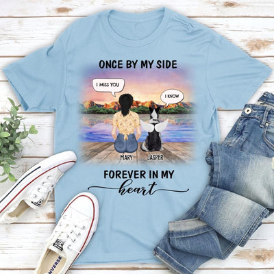 Once By My Side Speech Sunset - Personalized Custom Unisex T-shirt