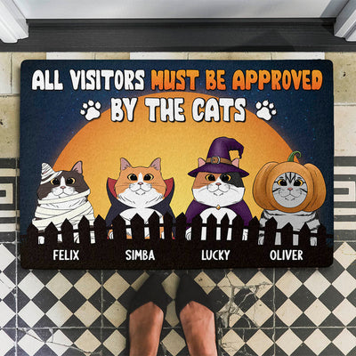 Approved By Cats - Personalized Custom Doormat