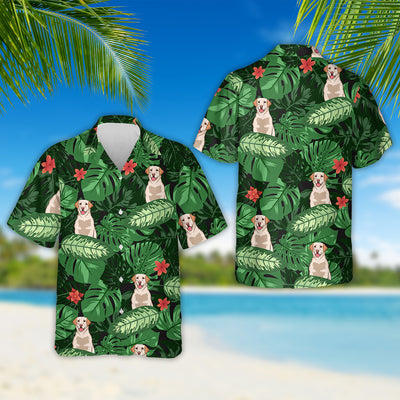 Dog Dad Tropical - Personalized Custom Hawaiian Shirt