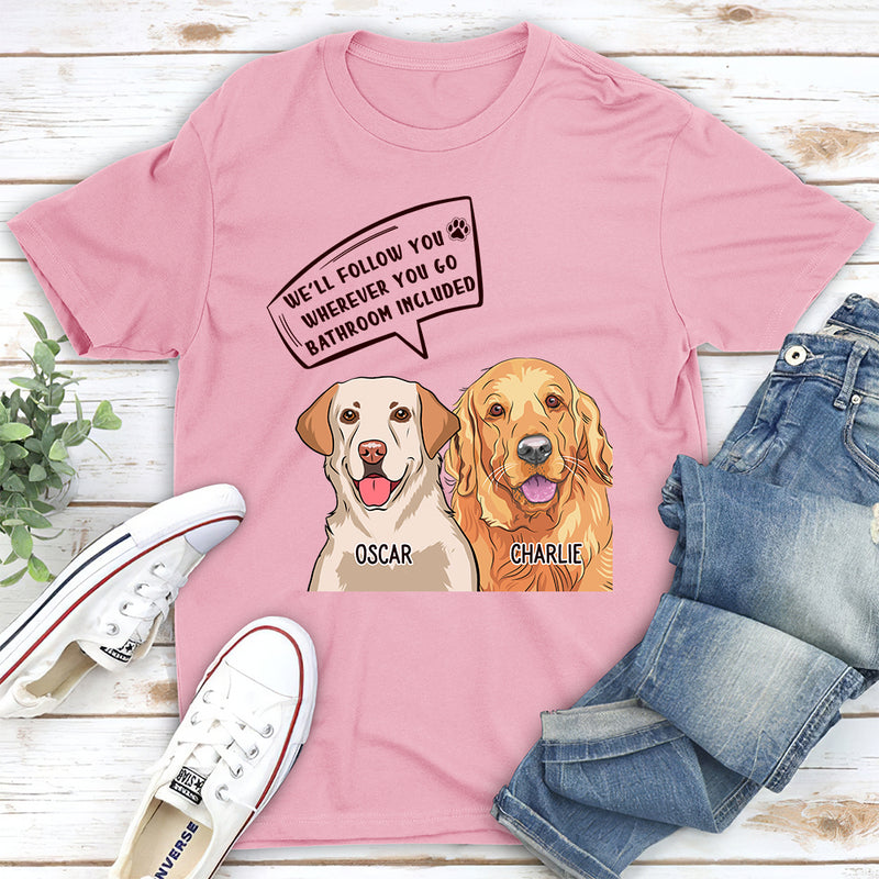 Dog Stalker - Personalized Custom Unisex T-shirt