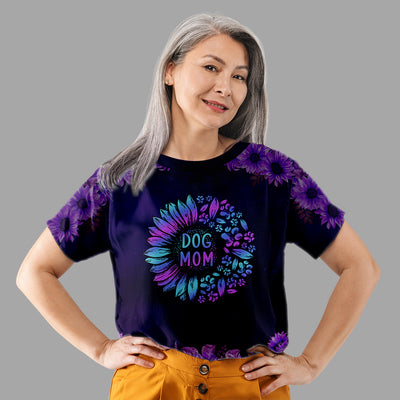 Purple Dog Mom - All-over-print T-shirt