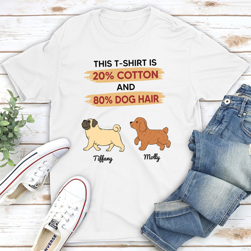 80% Dog Hair - Personalized Custom Unisex T-shirt