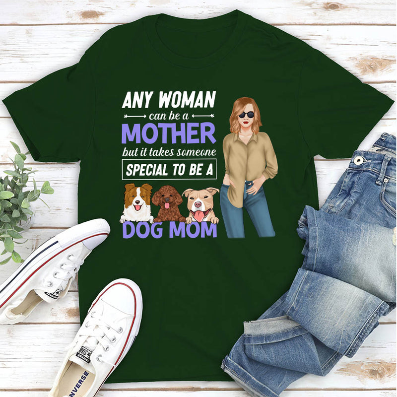 Special Dog Mom 2 - Personalized Custom Unisex T-shirt