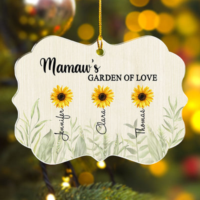 Garden Of Love - Personalized Custom Acrylic Ornament