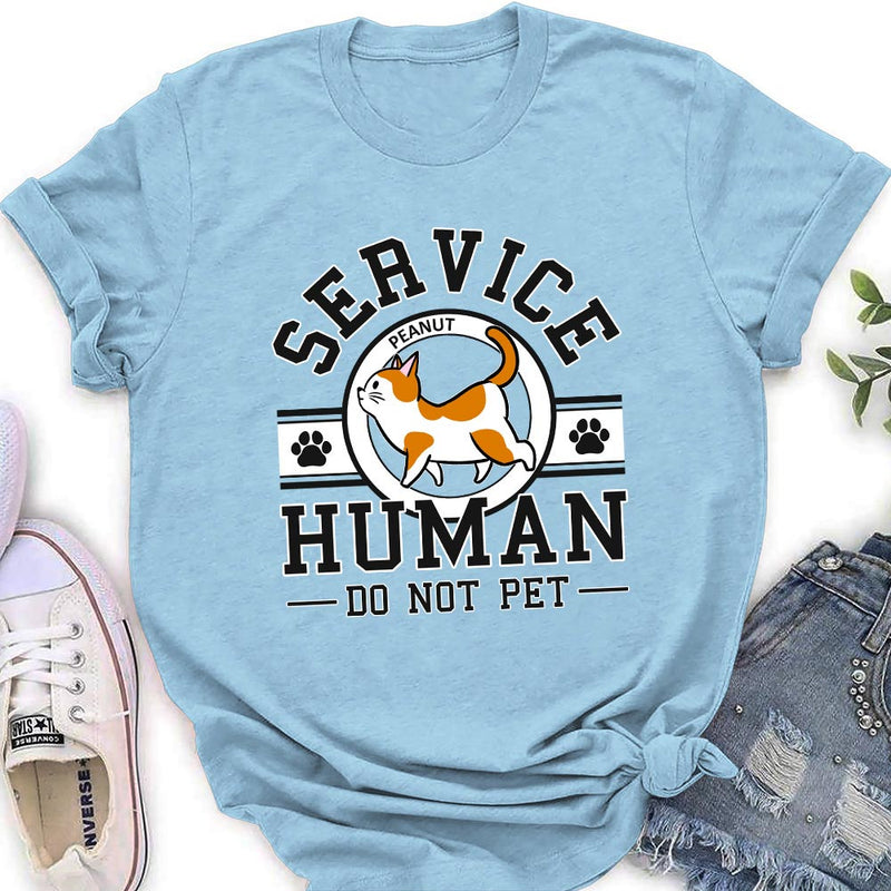 Cat Service Human Logo - Personalized Custom Women&