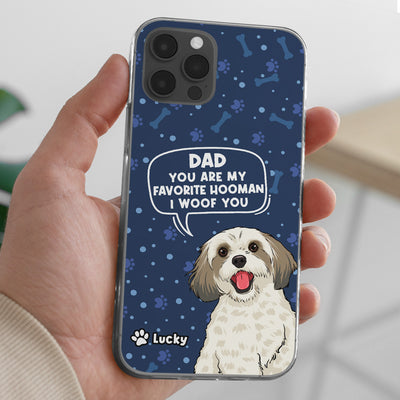 Dog Favorite Human - Personalized Custom Phone Case