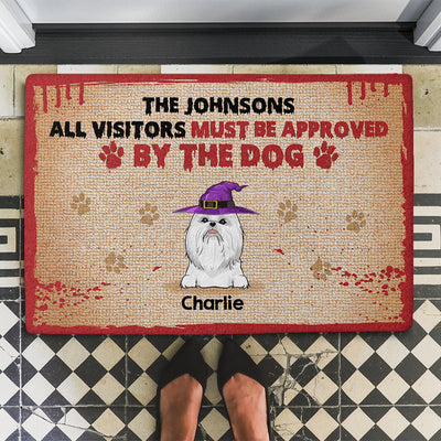 By The Dogs - Personalized Custom Doormat