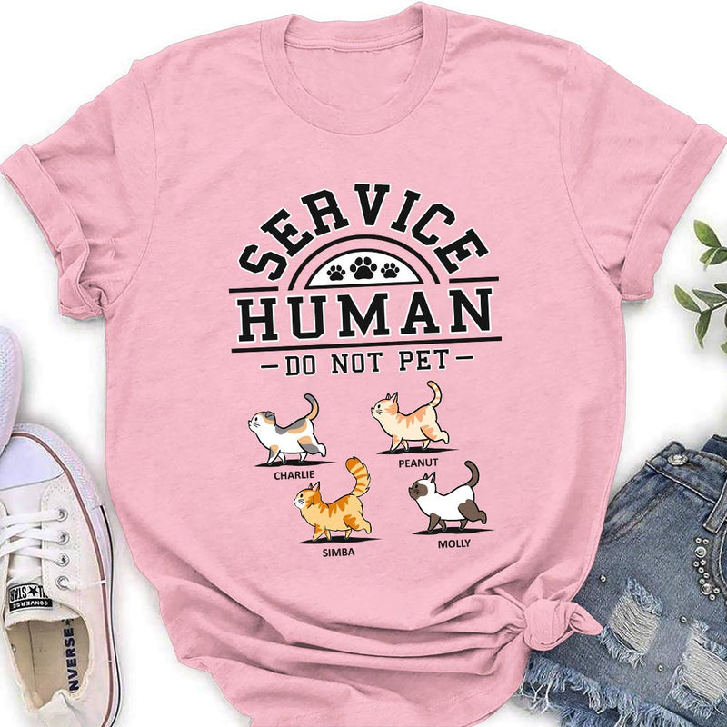 Cats Service Human - Personalized Custom Women&