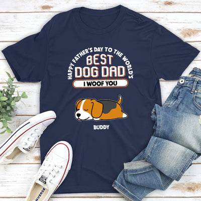 To The Best Dad - Personalized Custom Unisex T-shirt