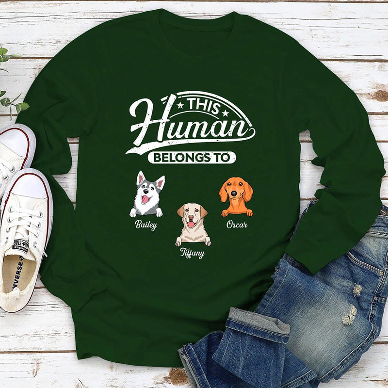 Human Belongs 2 - Personalized Custom Long Sleeve T-shirt