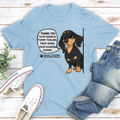 To My Human - Personalized Custom Unisex T-shirt