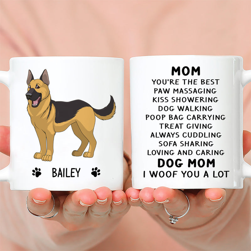 Woof You A Lot - Personalized Custom Coffee Mug