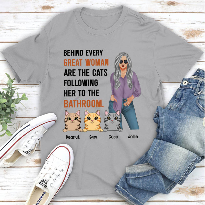 Great Cat Woman - Personalized Custom Unisex T-shirt